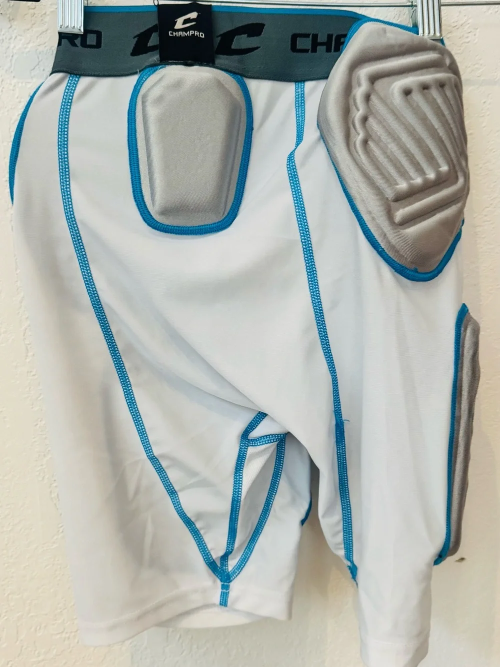 Champro 'Bull Rush' integrated 5 pad football compression Girdle